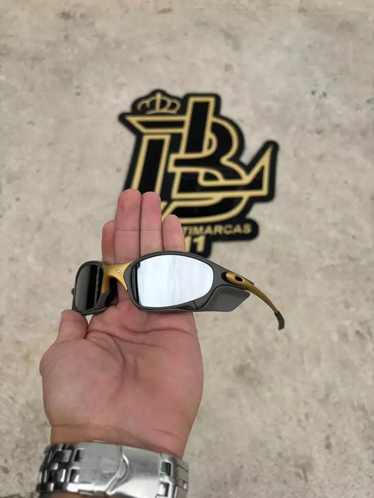 JULIET CORVETTE ARO X METAL LENTES ESPELHADO KIT PRETO SIDE BLINDER CINZA