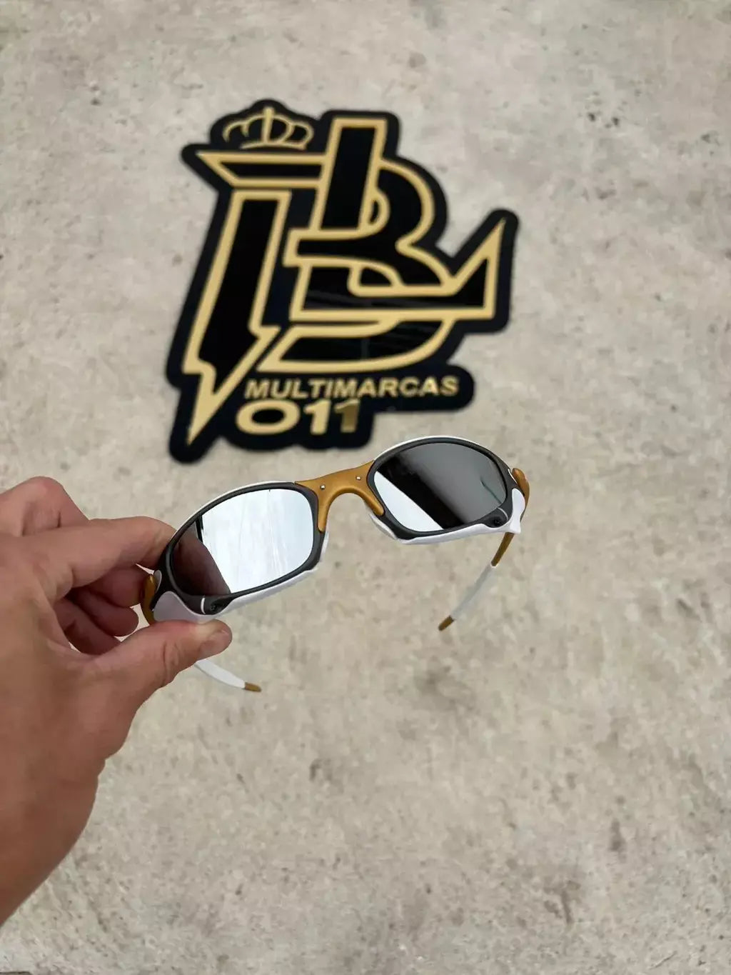 JULIET CORVETTE ARO X METAL LENTES ESPELHADO KIT BRANCO SIDE BLINDER BRANCO