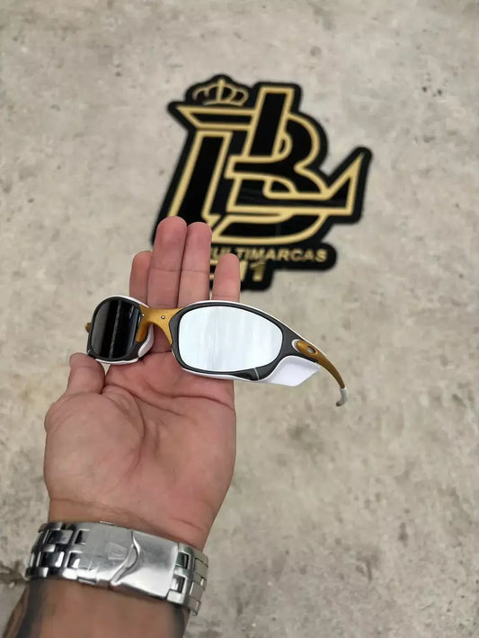 JULIET CORVETTE ARO X METAL LENTES ESPELHADO KIT BRANCO SIDE BLINDER BRANCO