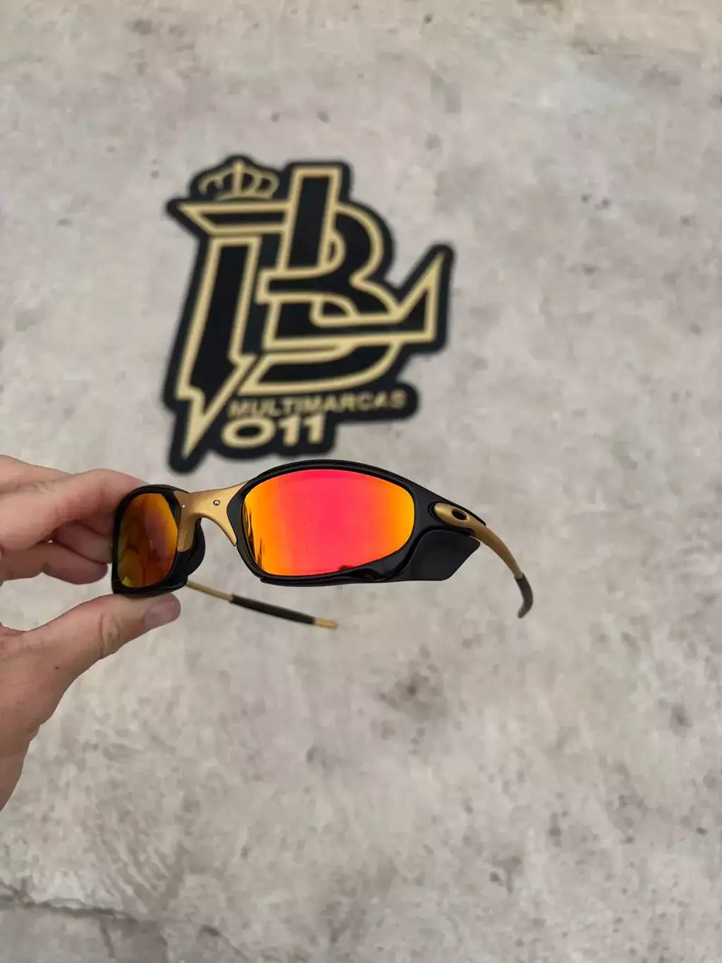 JULIET CORVETTE ARO CARBON LENTES RUBI KIT PRETO SIDE BLINDER PRETO