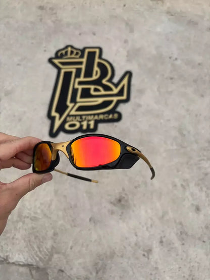 JULIET CORVETTE ARO CARBON LENTES RUBI KIT PRETO SIDE BLINDER PRETO