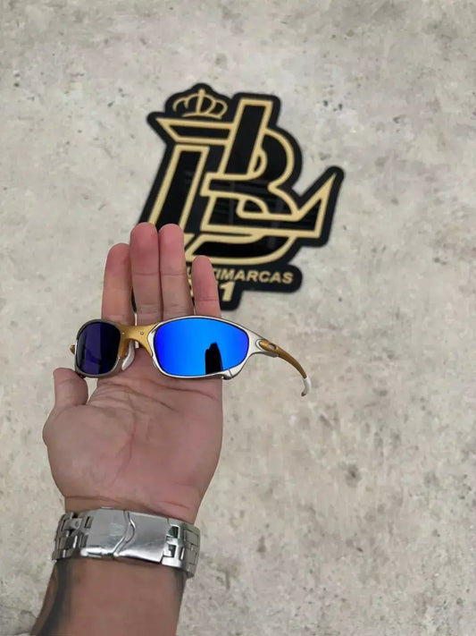 JULIET 24K LENTES AZUL ESCURO KIT BRANCO
