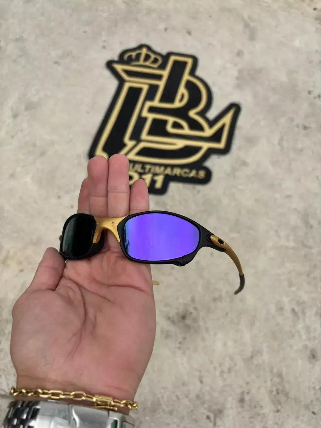 JULIET CORVETTE ARO CARBON LENTES ROXA KIT PRETO