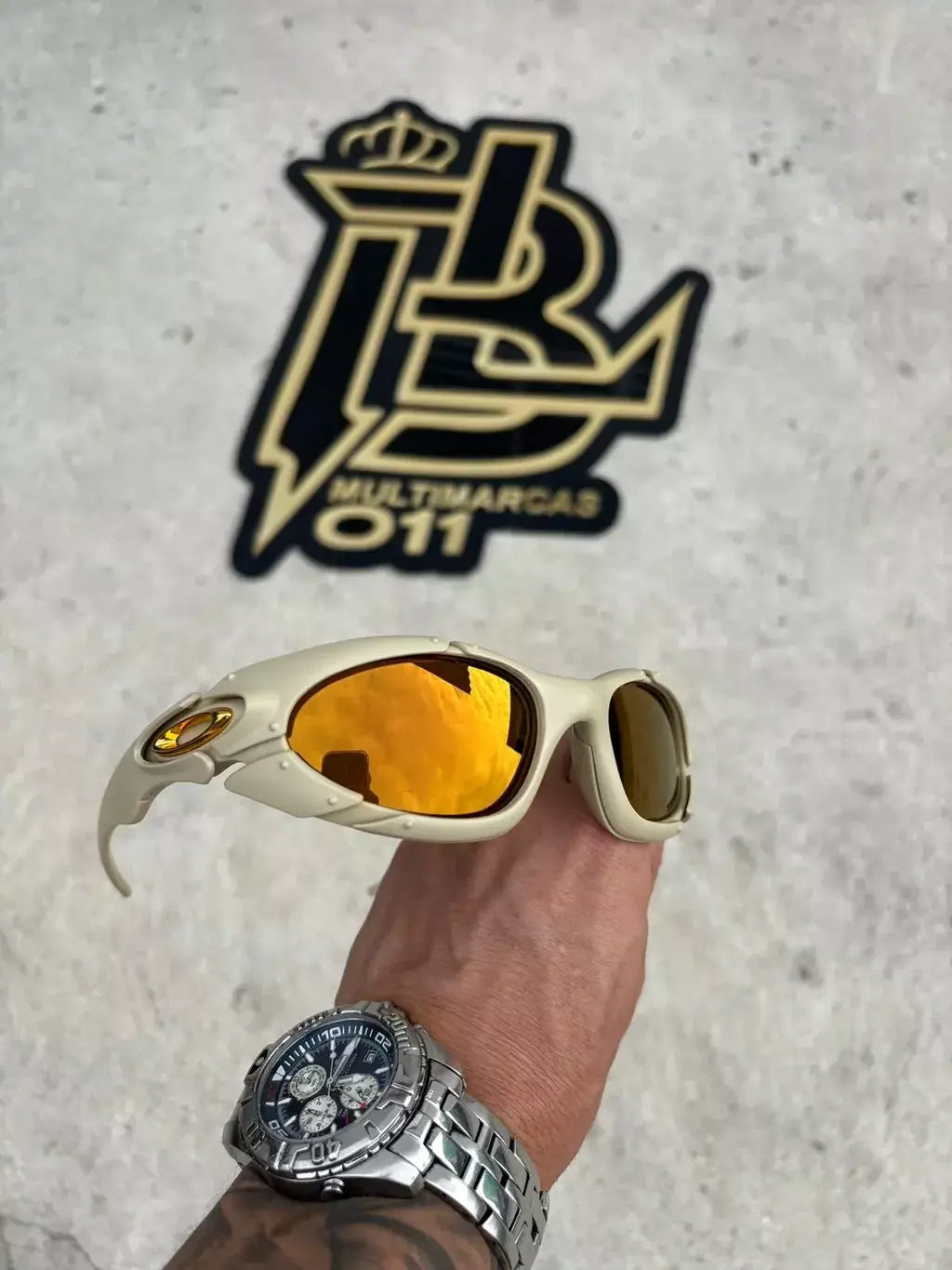 PLATE MATTE LENTES GOLD CAFÉ