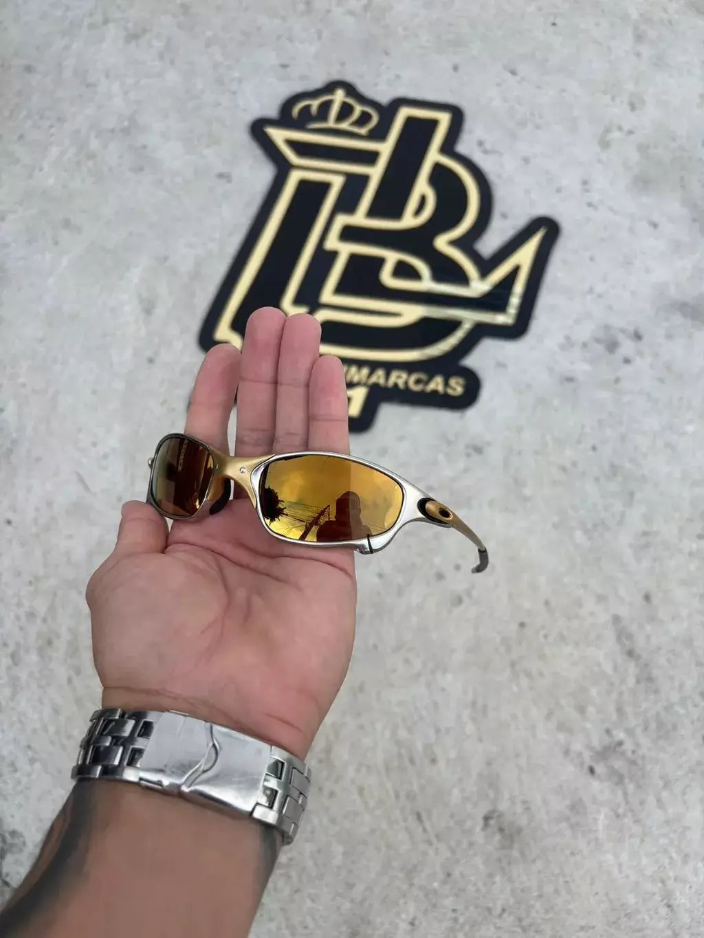JULIET 24K LENTES GOLD CAFÉ LINHA PREMIUM