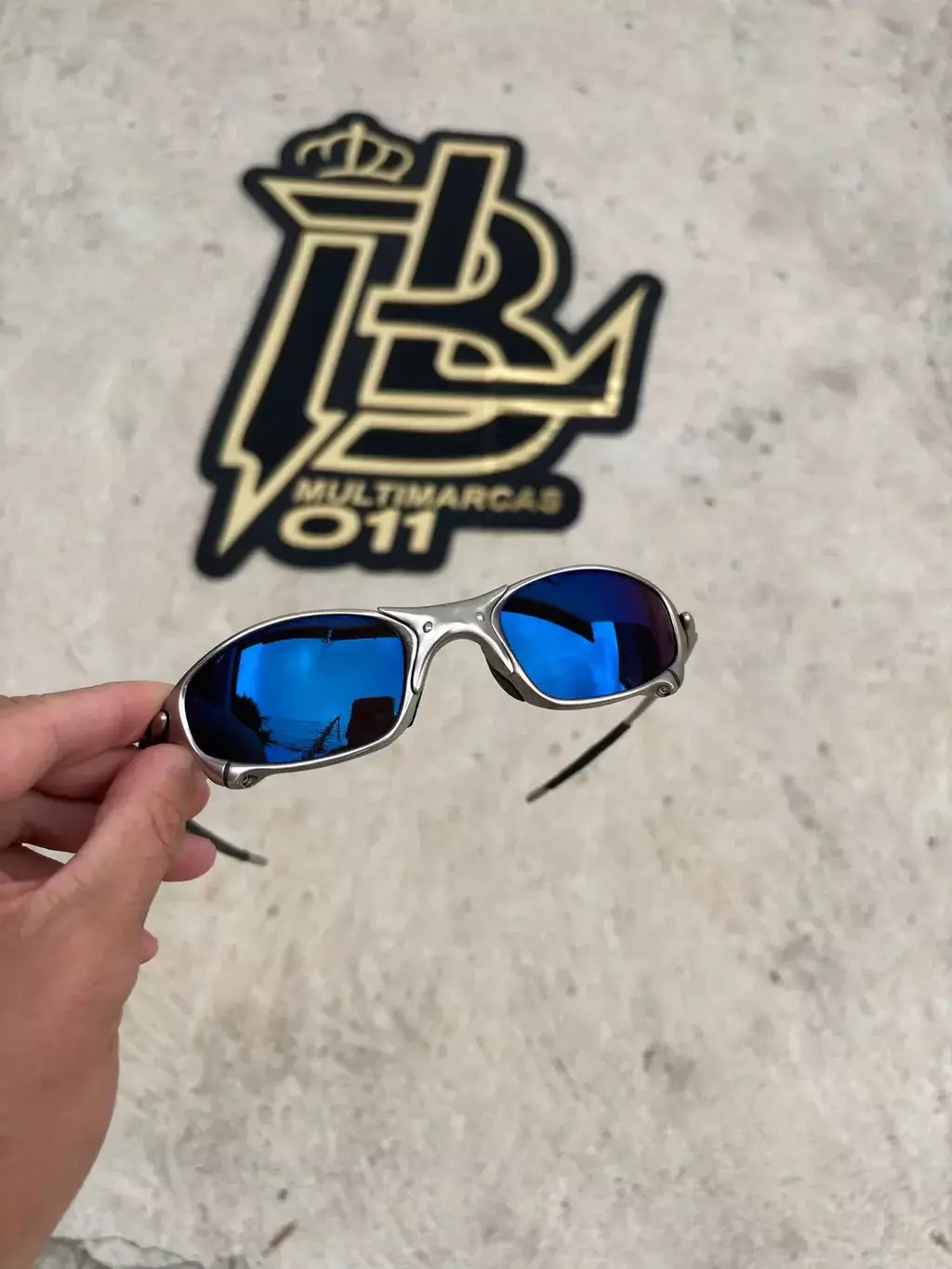 JULIET PLASMA LENTES AZUL ESCURO LINHA PREMIUM