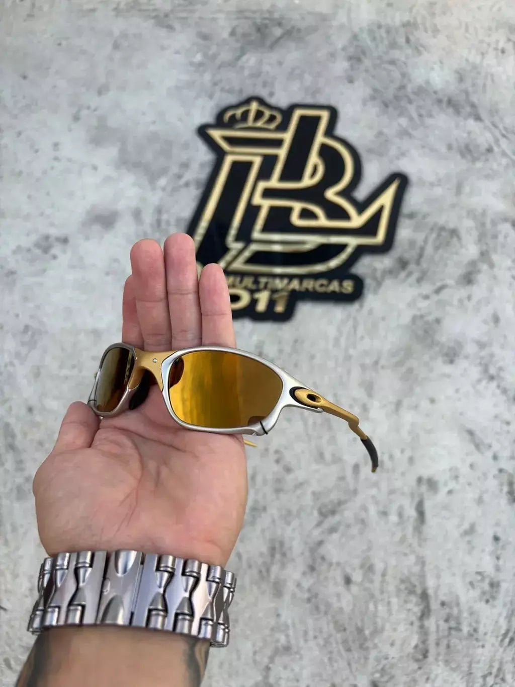 DOUBLE X 24K LENTES GOLD CAFÉ