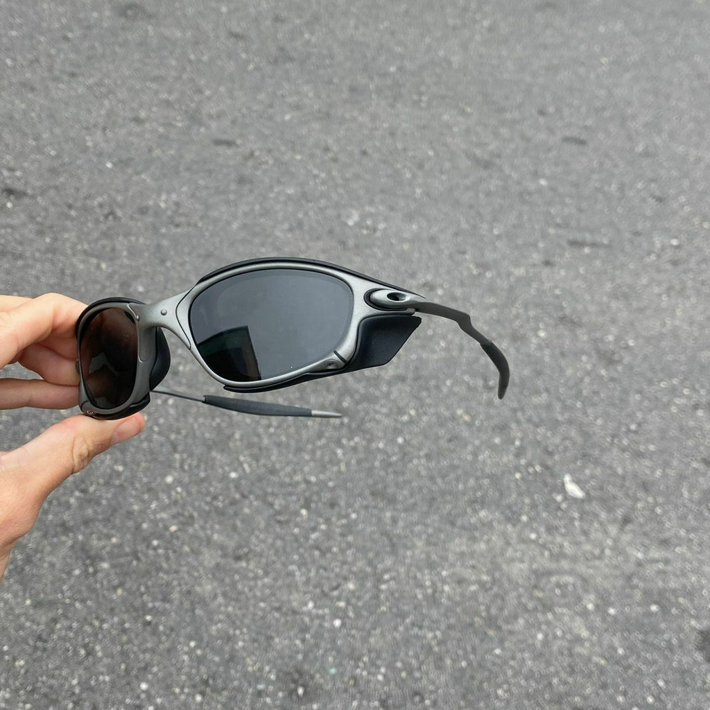 DOUBLE X LENTES BLACK + SIDE BLINDER PRETO