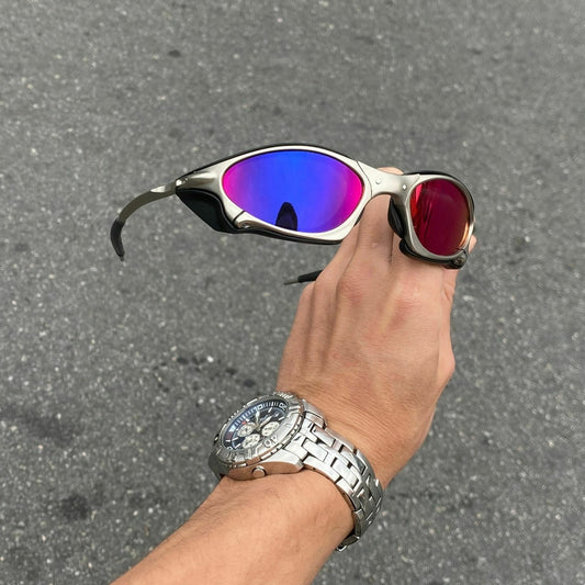 PENNY PLASMA LENTES TANZANITE + SIDE BLINDER PRETO
