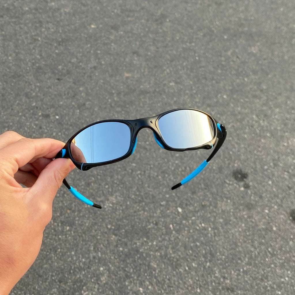 JULIET CARBON LENTES ESPELHADO / KIT AZUL