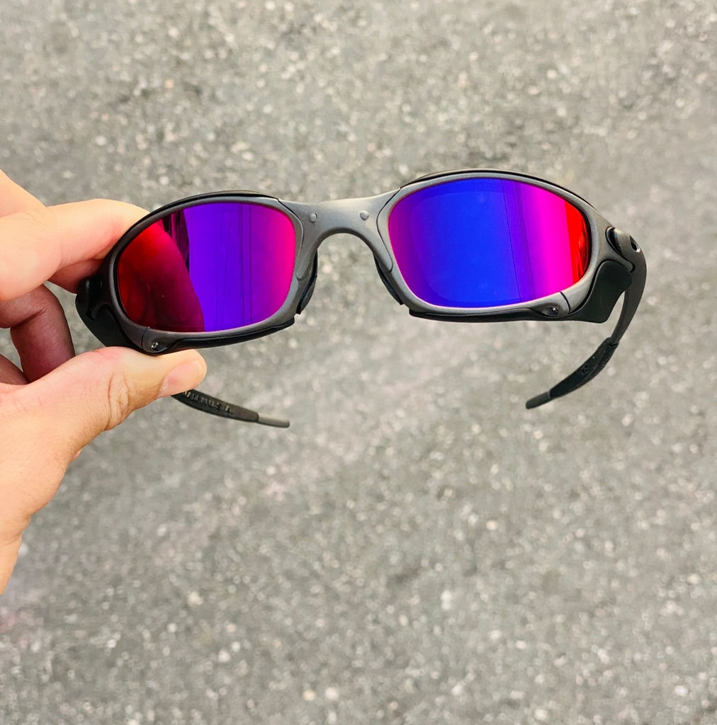 JULIET X METAL LENTES TANZANITE + SIDE BLINDER PRETO