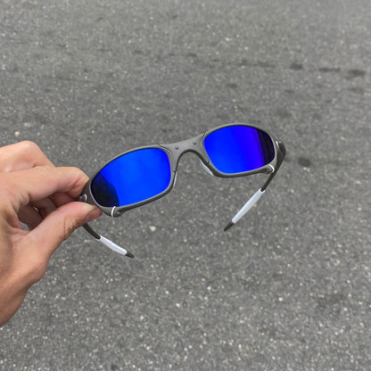 JULIET X-METAL LENTES AZUL ESCURO / KIT BRANCO