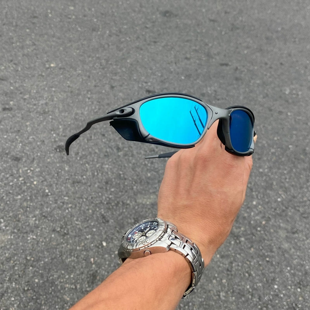 DOUBLE X LENTES ICE + SIDE BLINDER PRETO