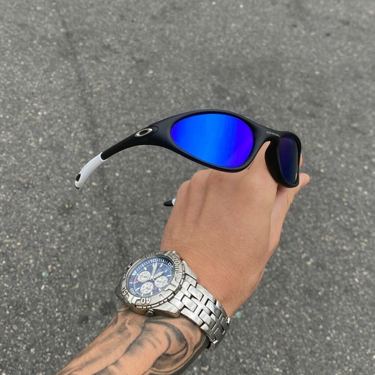 MINUTE BLACK LENTES AZUL ESCURO KIT BRANCO