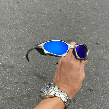 PENNY PLASMA LENTES AZUL ESCURO + SIDE BLINDER PRETO