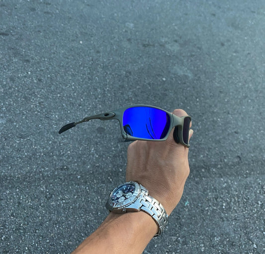 X SQUARED LENTES AZUL ESCURO