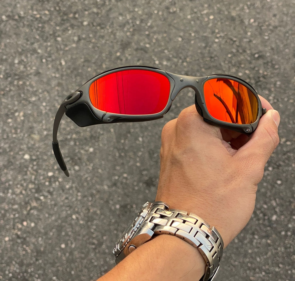 JULIET X METAL LENTES RUBY + SIDE BLINDER PRETO