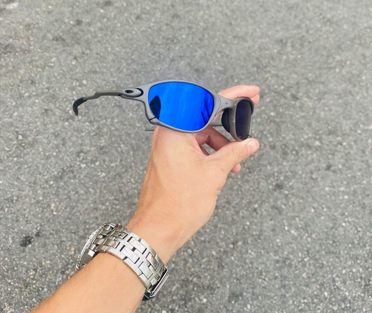 DOUBLE X LENTES AZUL ESCURO