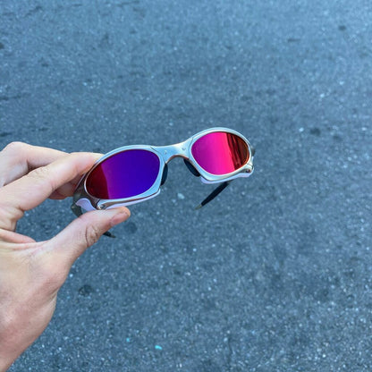 PENNY PLASMA LENTES DARK RUBY + SIDE BLINDER BRANCO