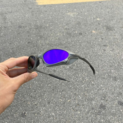 PENNY X-METAL LENTES ROXA + SIDE BLINDER CINZA