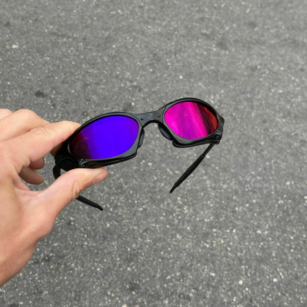 PENNY CARBON LENTES TANZANITE + SIDE BLINDER PRETO