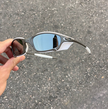 JULIET X-METAL LENTES ESPELHADO / KIT BRANCO + SIDE BLINDER BRANCO