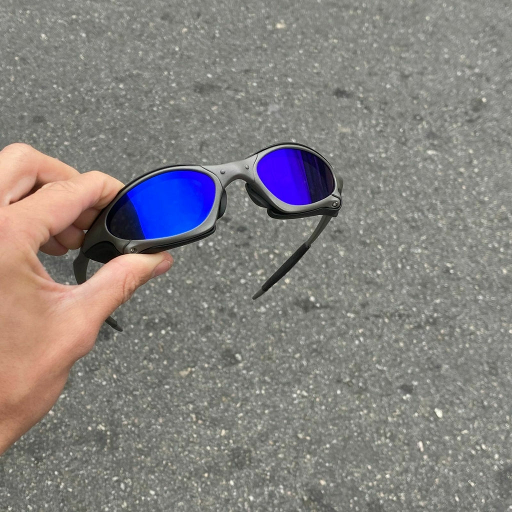 PENNY X-METAL LENTES AZUL ESCURO + SIDE BLINDER PRETO