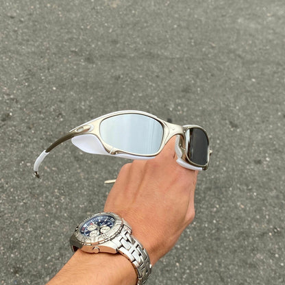 JULIET PLASMA LENTES ESPELHADO / KIT BRANCO + SIDE BLINDER BRANCO