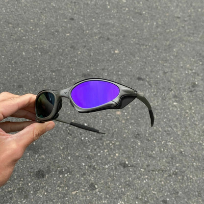PENNY X-METAL LENTES ROXA + SIDE BLINDER PRETO