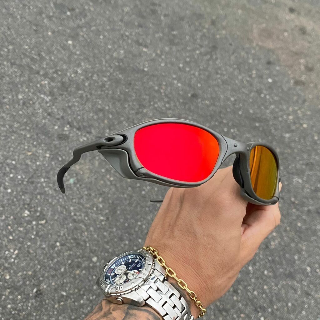 DOUBLE X LENTES RUBI + SIDE BLINDER CINZA