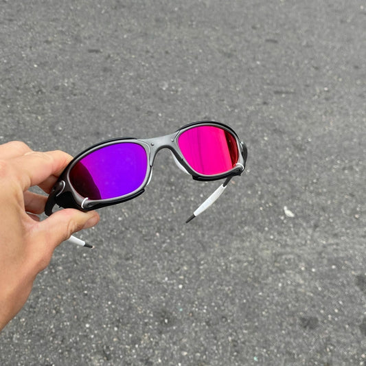 DOUBLE X LENTES TANZANITE / KIT BRANCO + SIDE BLINDER PRETO