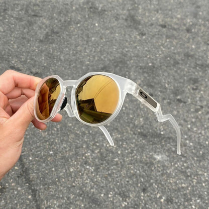 HSTN BRANCO LENTES GOLD CAFÉ