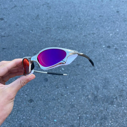 PENNY PLASMA LENTES DARK RUBY + SIDE BLINDER BRANCO