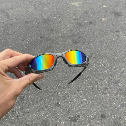 PENNY X-METAL LENTES ARCO-IRIS + SIDE BLINDER CINZA