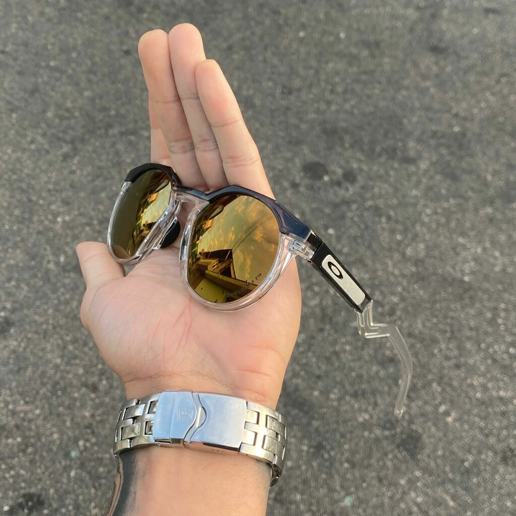 HSTN TRANSPARENTE LENTES GOLD CAFÉ