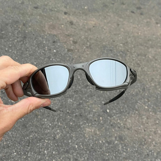 DOUBLE X LENTES ESPELHADO + SIDE BLINDER CINZA