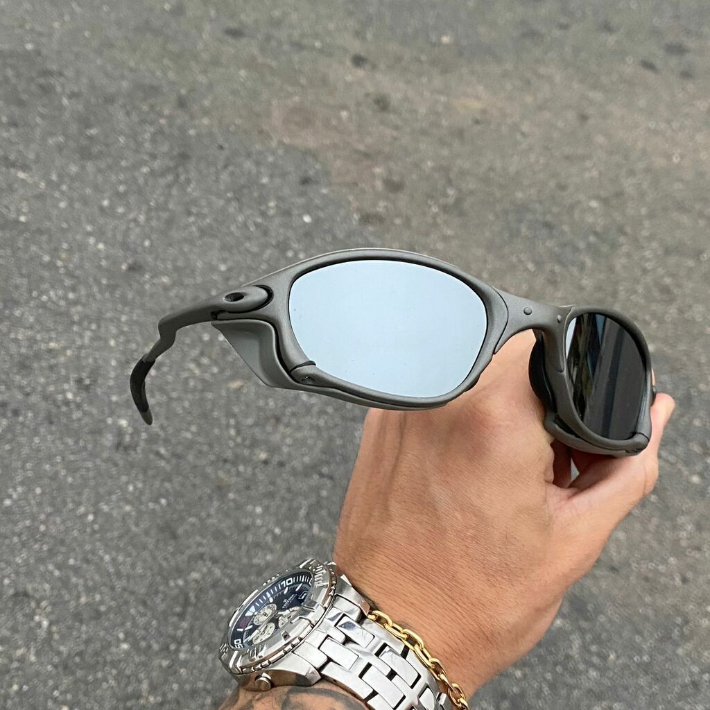 DOUBLE X LENTES ESPELHADO + SIDE BLINDER CINZA