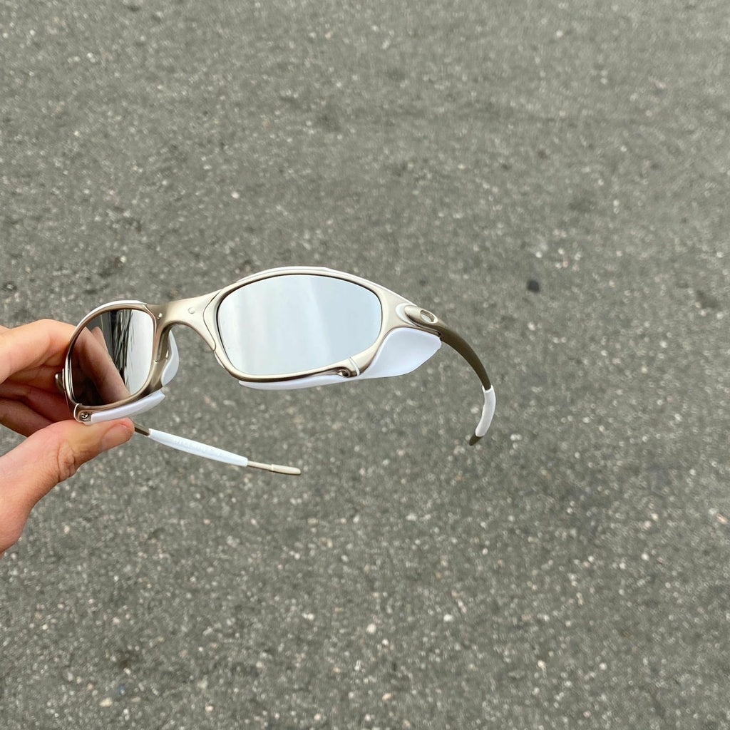 JULIET PLASMA LENTES ESPELHADO / KIT BRANCO + SIDE BLINDER BRANCO