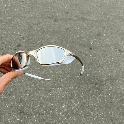 JULIET PLASMA LENTES ESPELHADO / KIT BRANCO + SIDE BLINDER BRANCO