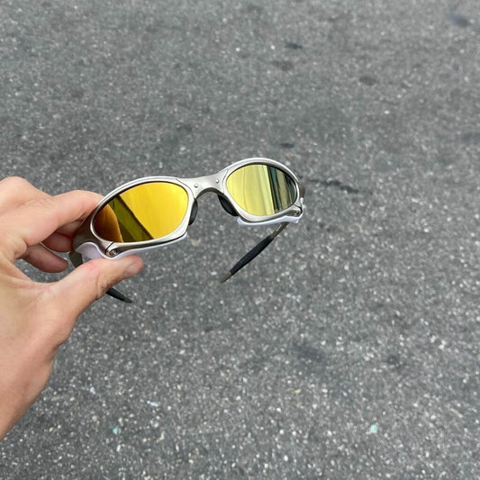 PENNY PLASMA LENTES GOLD + SIDE BLINDER BRANCO