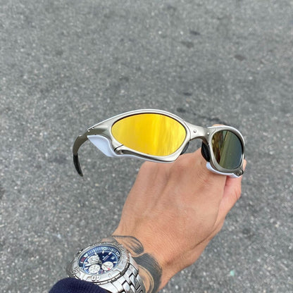PENNY PLASMA LENTES GOLD + SIDE BLINDER BRANCO