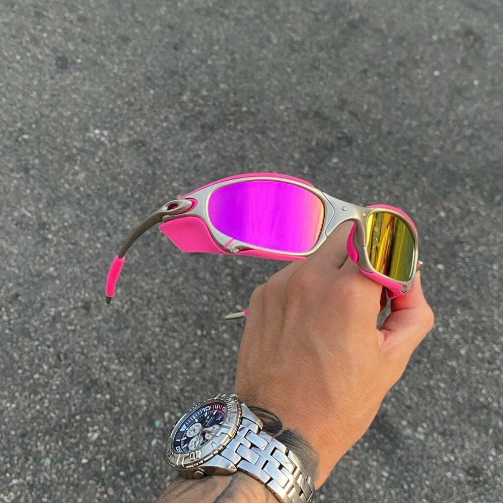 JULIET PLASMA LENTES ROSA / KIT ROSA + SIDE BLINDER ROSA