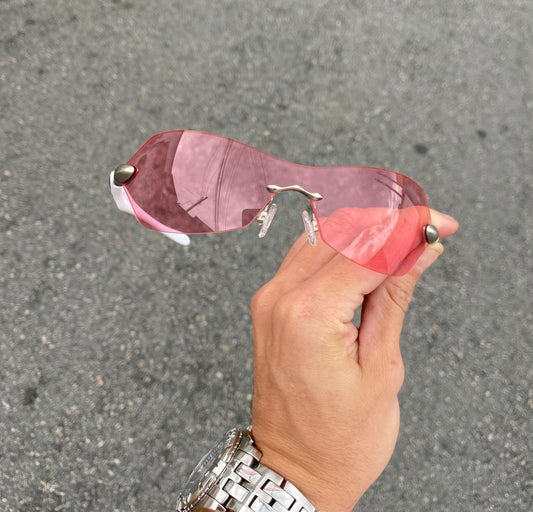 DART BOARD LENTES ROSA HASTES BRANCAS