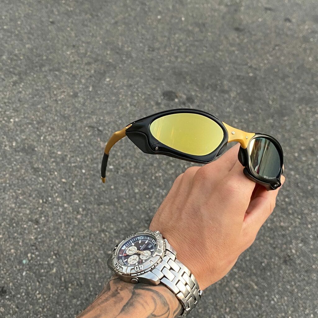 PENNY CORVETTE ARO CARBON LENTES GOLD + SIDE BLINDER PRETO