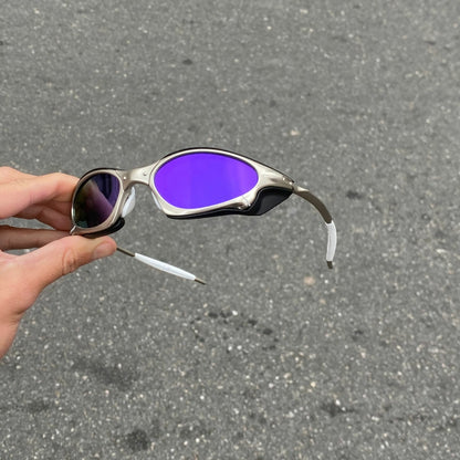 PENNY PLASMA LENTES ROXA / KIT BRANCO + SIDE BLINDER PRETO
