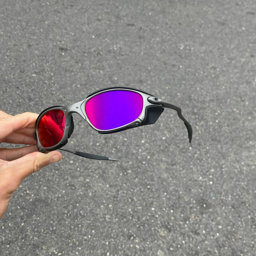 DOUBLE X LENTES TANZANITE + SIDE BLINDER PRETO