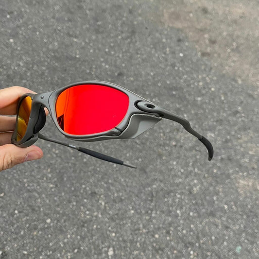 DOUBLE X LENTES RUBI + SIDE BLINDER CINZA