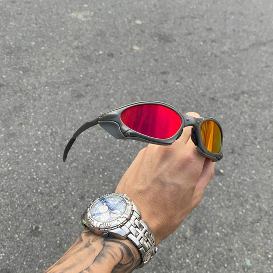 PENNY X-METAL LENTES RUBY + SIDE BLINDER CINZA