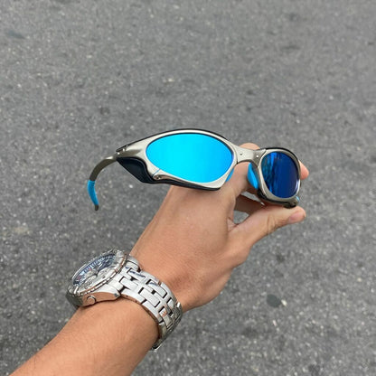 PENNY PLASMA LENTES ICE / KIT AZUL + SIDE BLINDER PRETO