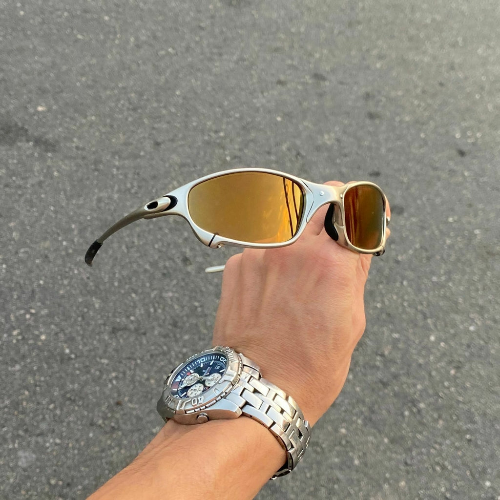 JULIET PLASMA LENTES GOLD CAFÉ KIT PRETO